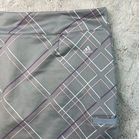 Adidas ClimaCool Skort Skirt Womens Medium Gray ALine Pull On Tennis Golf Active - Picture 9 of 9